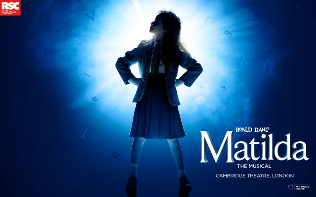Matilda the Musical 2024 key art