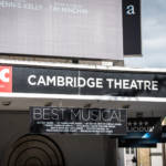 Cambridge Theatre Sign. Book theatre tickets for West End London theatre Shows.