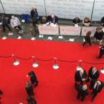 BAFTA 2015 TV Awards Theatre Royal Drury Lane red carpet bird's view