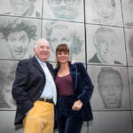 Jimmy Tarbuck at the unveiling of the Wall of Fame at The London Palladium