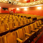 New Mills Art Theatre with the recently installed seats from Theatre Royal Drury Lane