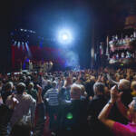 Jamie Cullum performing at the London Palladium.