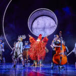 Father Christmas Arrives. The Lion, The Witch and The Wardrobe West End Production photograph.