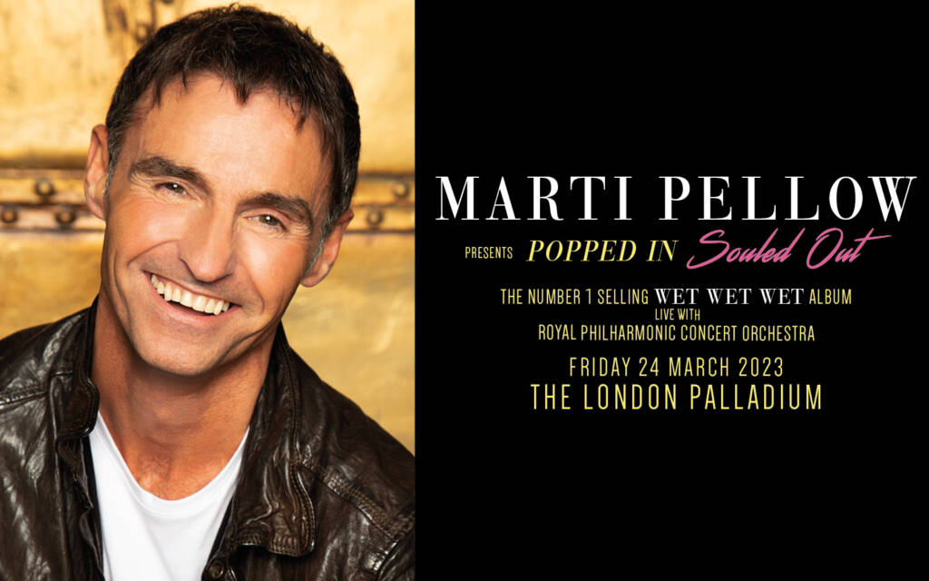 Marti Pellow Tickets The London Palladium, London Official Box Office